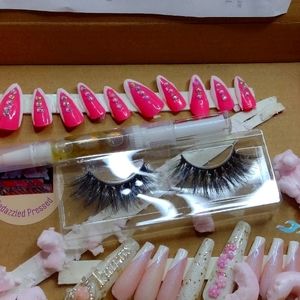 Bedazzled Pressed LLC non Acrylics Press On Nail Sets